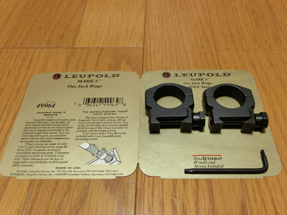 LEUPOLD Mark4 1inch Ring Medium